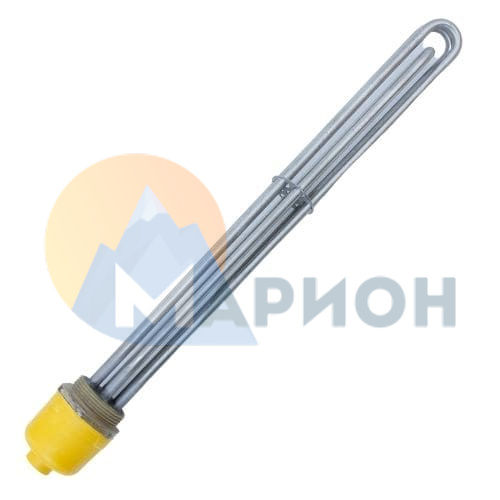 Блок ТЭН-9,0кВт (400мм.) G1 1/2" нерж/латунь (трубка + колпак) HTH